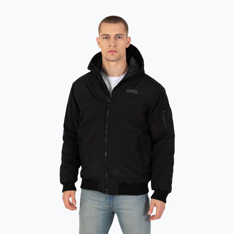 Куртка зимова чоловіча Pitbull West Coast Hooded Balboa 2 black