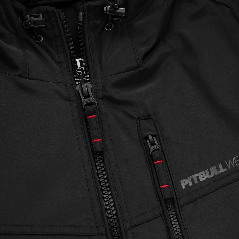 Куртка зимова чоловіча Pitbull West Coast Spinnaker 2 Hooded black 3