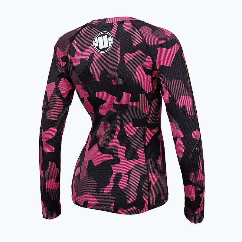 Рашгард лонгслів жіночий Pitbull West Coast L-S Rash Dillard pink camo 2