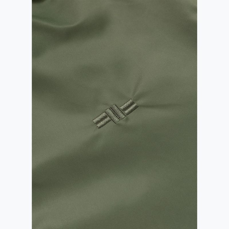 Чоловіча куртка Pitbull Sherpa Hooded Bomber olive 8