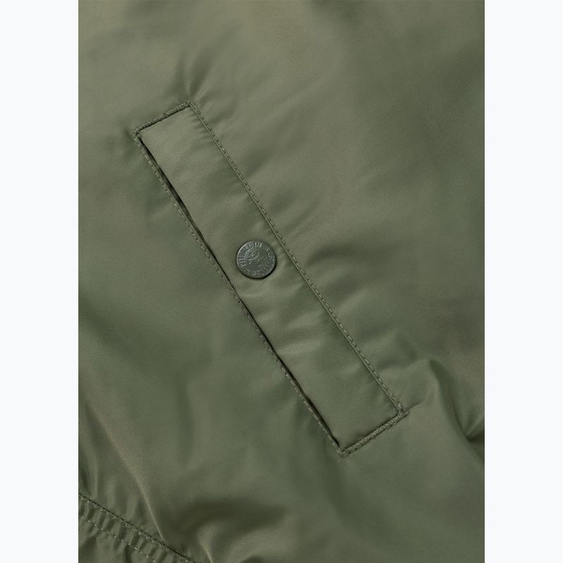 Куртка чоловіча Pitbull Sherpa Hooded Bomber olive 12