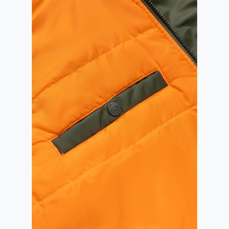 Чоловіча куртка Pitbull Sherpa Hooded Bomber olive 13