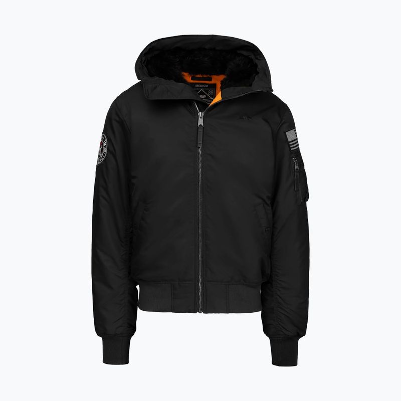 Куртка чоловіча Pitbull Sherpa Hooded Bomber black 7