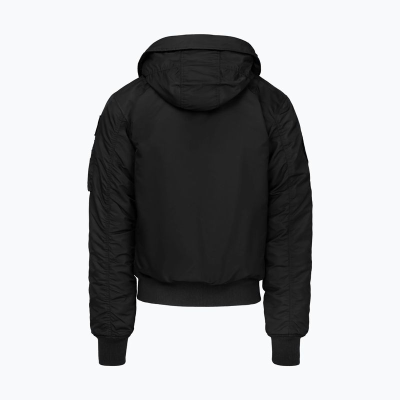 Чоловіча куртка Pitbull Sherpa Hooded Bomber black 8