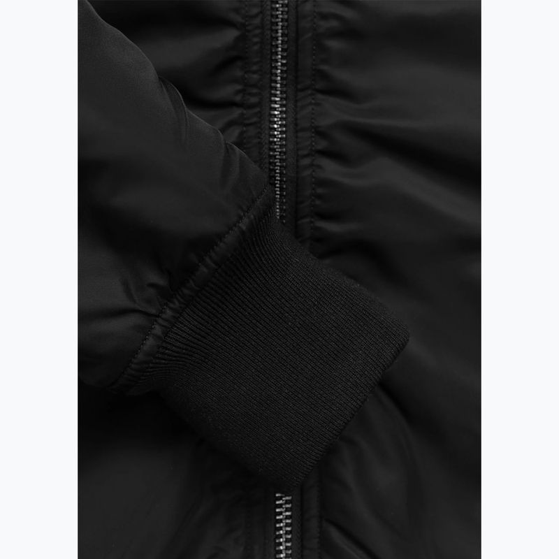 Чоловіча куртка Pitbull Sherpa Hooded Bomber black 13