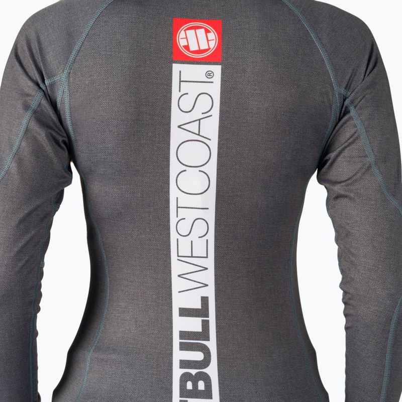 Рашгард лонгслів жіночий Pitbull West Coast Rash L-S Hilltop grey/melange 5