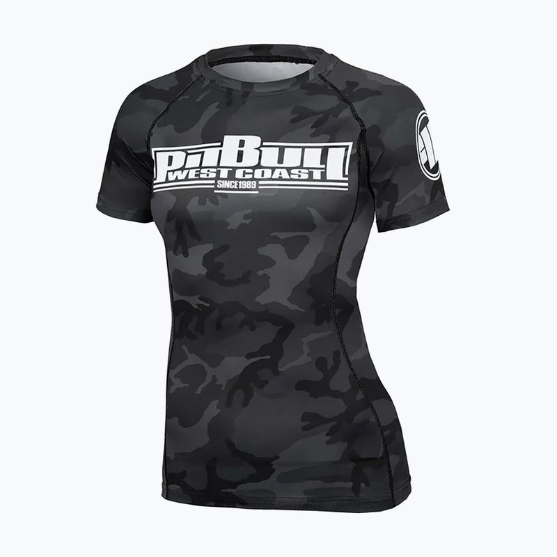 Рашгард жіночий Pitbull West Coast Rash T-S All black camo