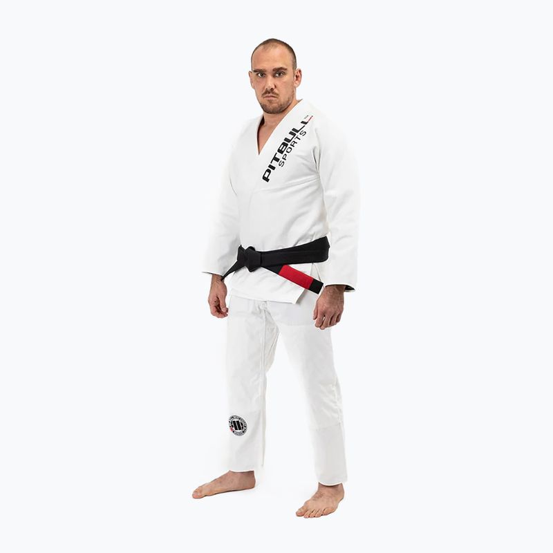 Гі для бразильського джиу-джитсу чоловіче Pitbull West Coast Gi BJJ PB 2017 450 white