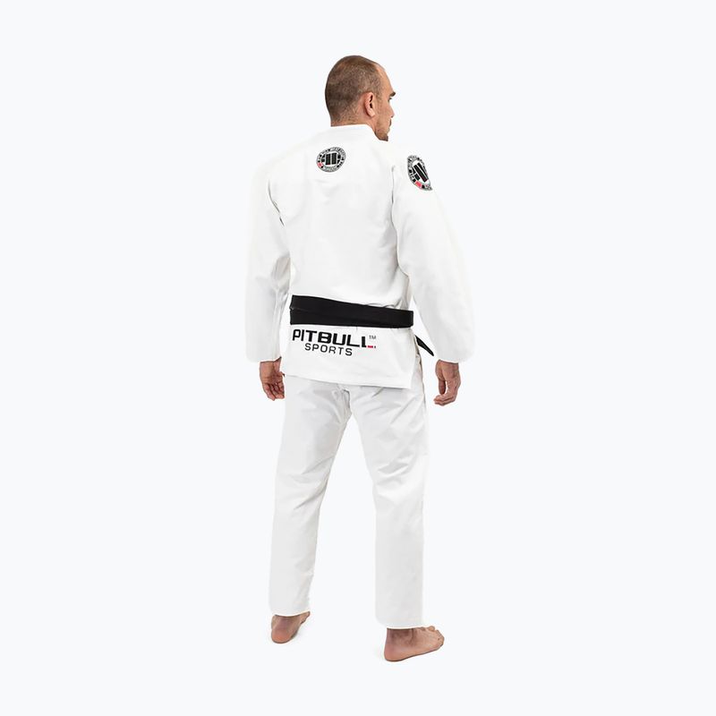 Гі для бразильського джиу-джитсу чоловіче Pitbull West Coast Gi BJJ PB 2017 450 white 2