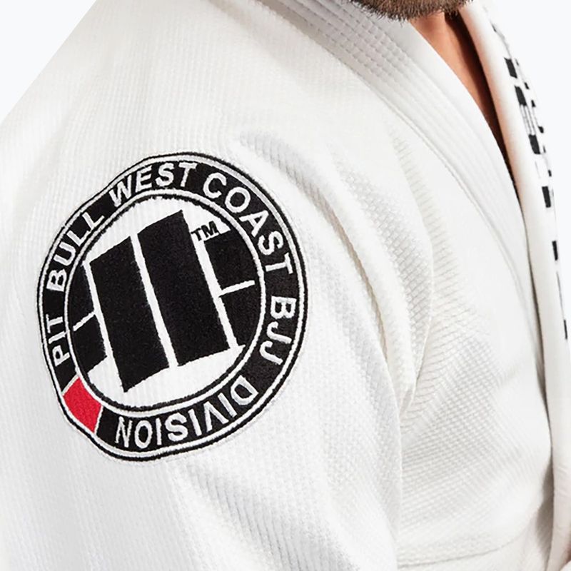 Гі для бразильського джиу-джитсу чоловіче Pitbull West Coast Gi BJJ PB 2017 450 white 3