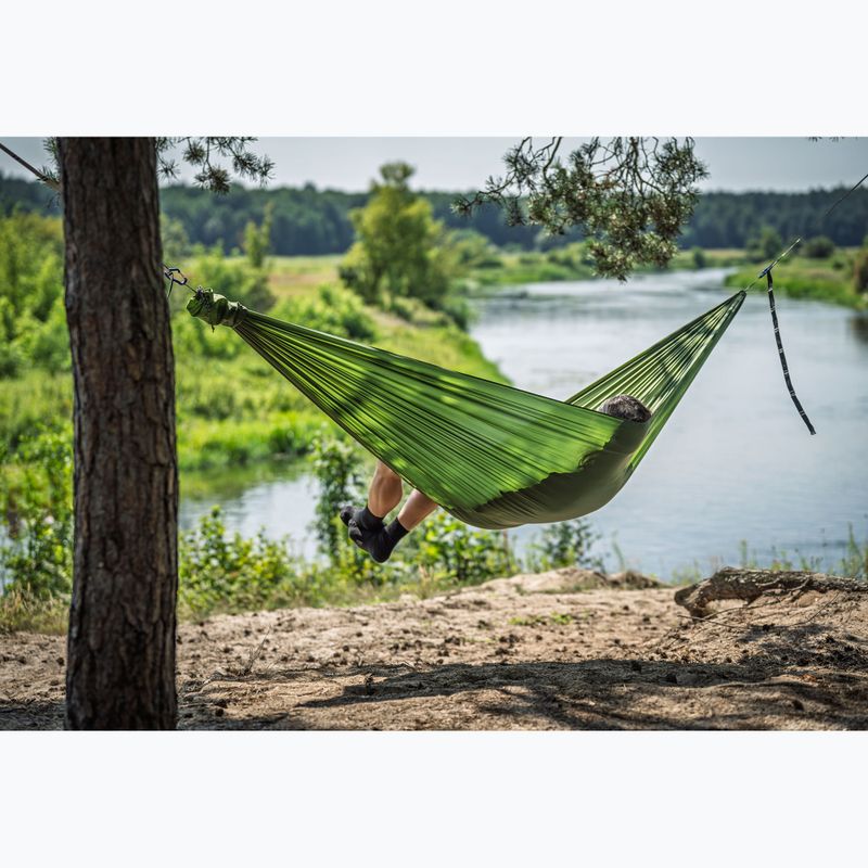 Гамак туристичний Lesovik Bright treetop green 5