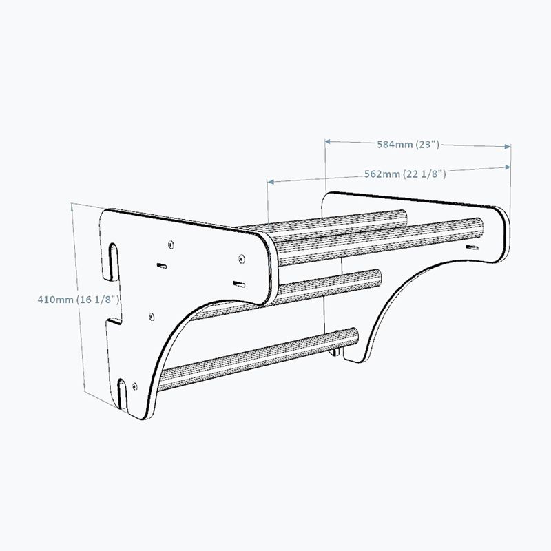 Турнік BenchK Pull Up Bar PB 204 коричневий BK-204 8