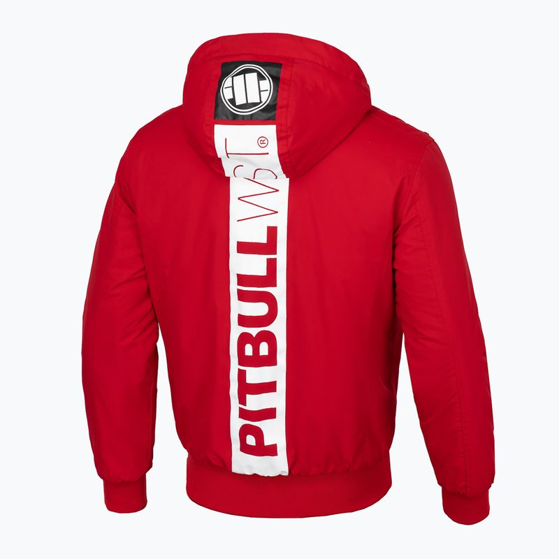 Куртка зимова чоловіча Pitbull West Coast Cabrillo Hooded red 4