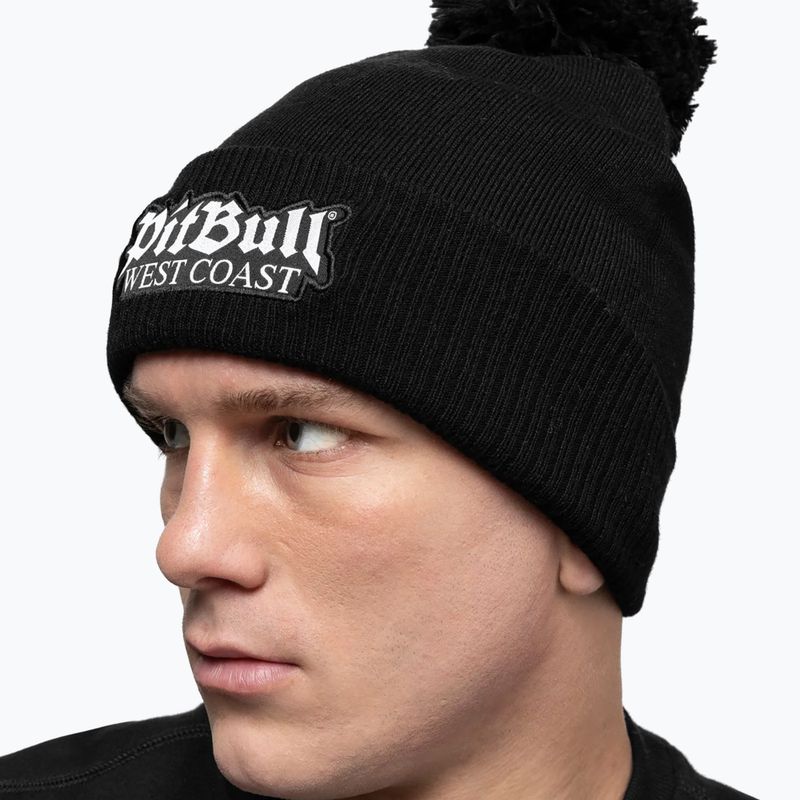 Шапка зимова Pitbull Beanie Bubble One Tone Old Logo black 4