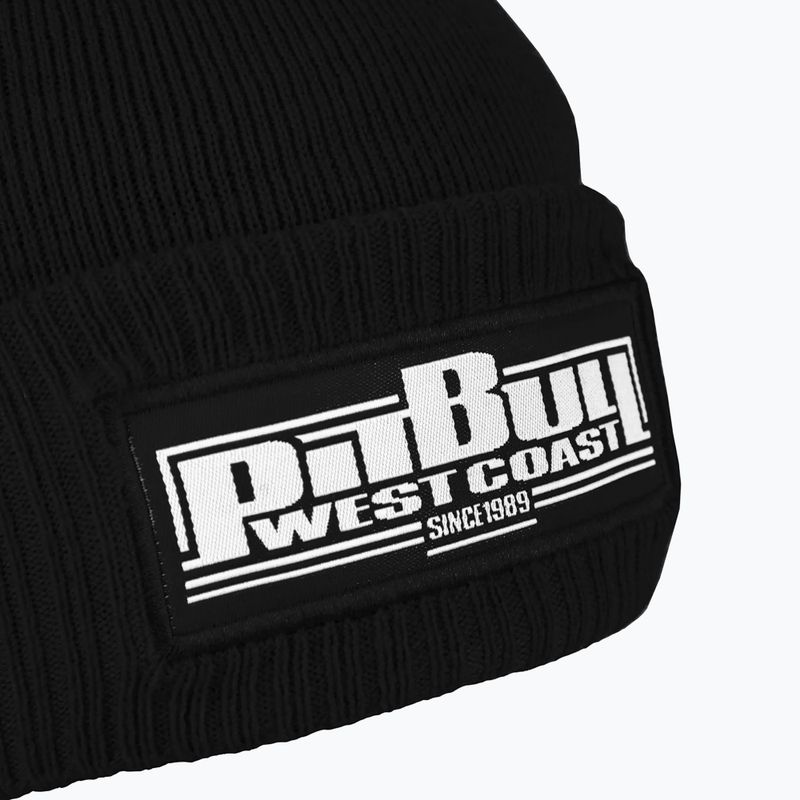 Шапка зимова чоловіча Pitbull Beanie One Tone Boxing black 3