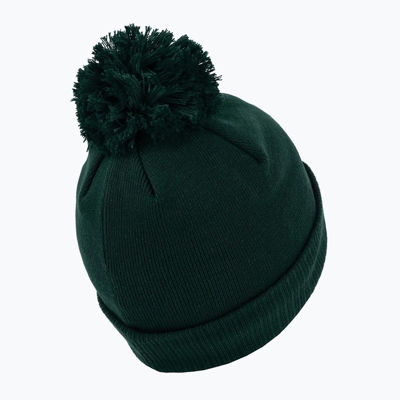 Шапка зимова Pitbull West Coast Beanie Bubble Small Logo dark green 2