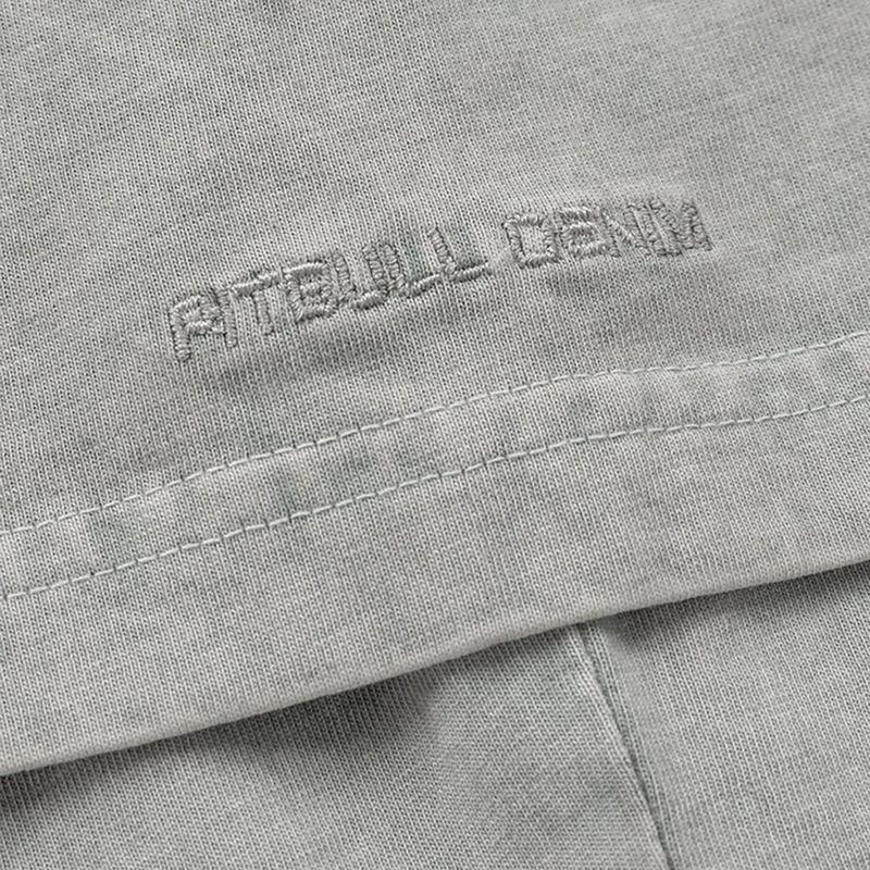 Футболка чоловіча Pitbull West Coast Small Logo Denim Washed сіра 211020150004 5