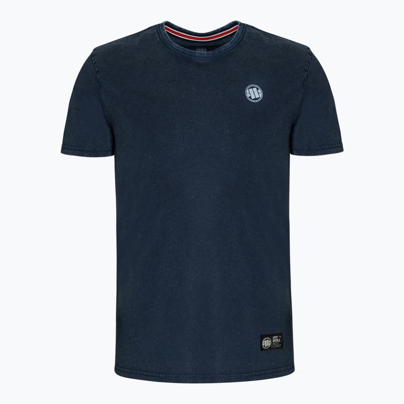 Футболка чоловіча Pitbull West Coast Small Logo Denim Washed темно-синя 211020590002