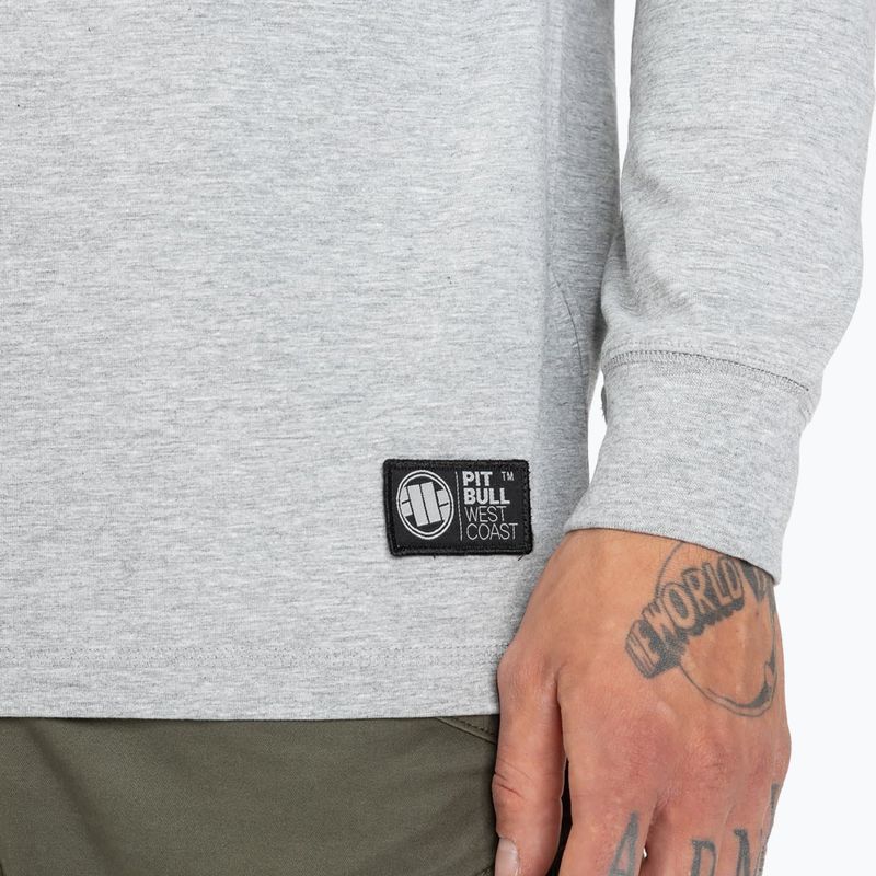 Кофта чоловіча Pitbull West Coast  Small Logo Spandex 210 сіра 231005150002 4