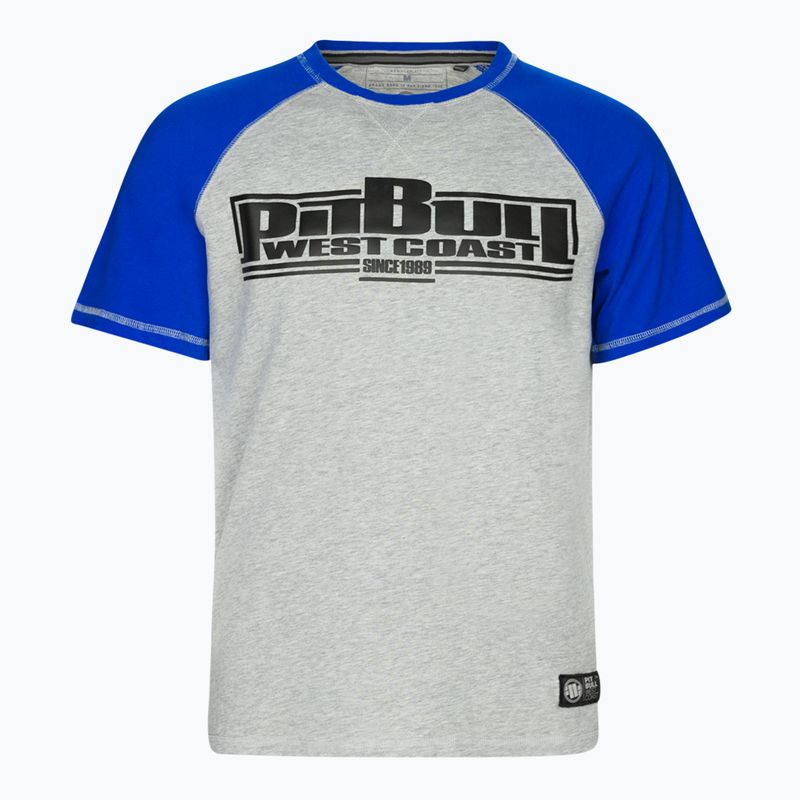 Футболка чоловіча Pitbull West Coast  Boxing сіро-синя 211042155504
