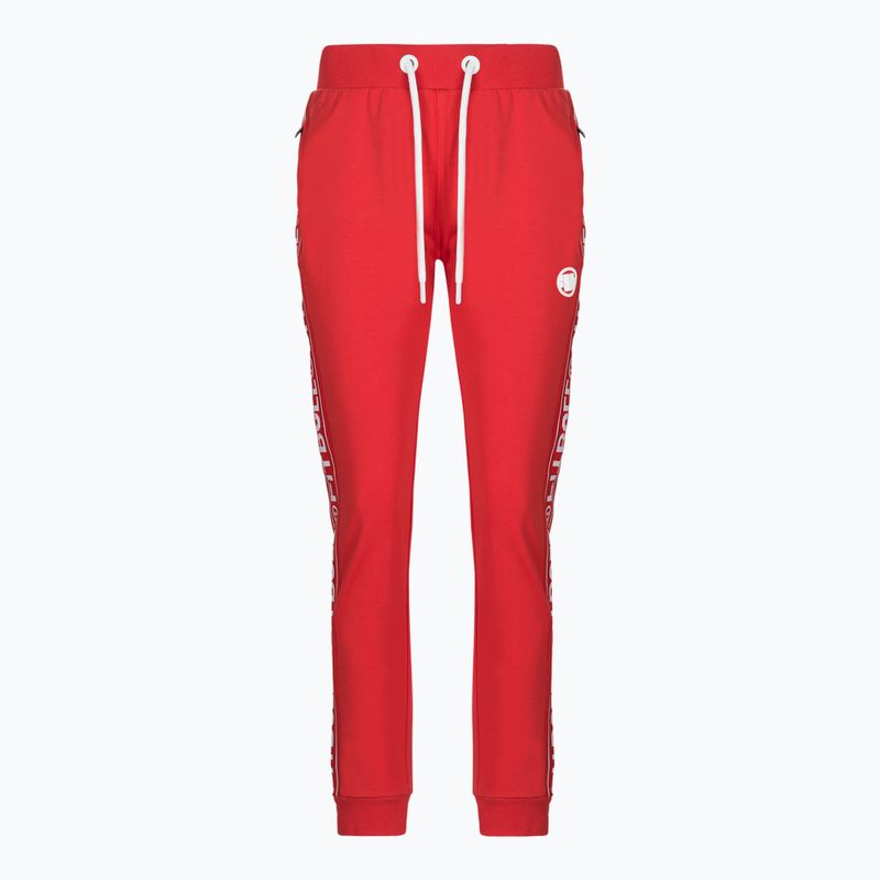 Штани жіночі Pitbull West Coast French Terry 21 Small Logo червоні 371001450002