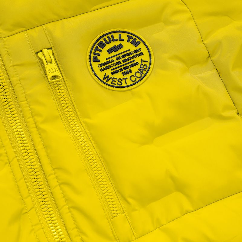 Пуховик чоловічий Pitbull West Coast Firestone yellow 4