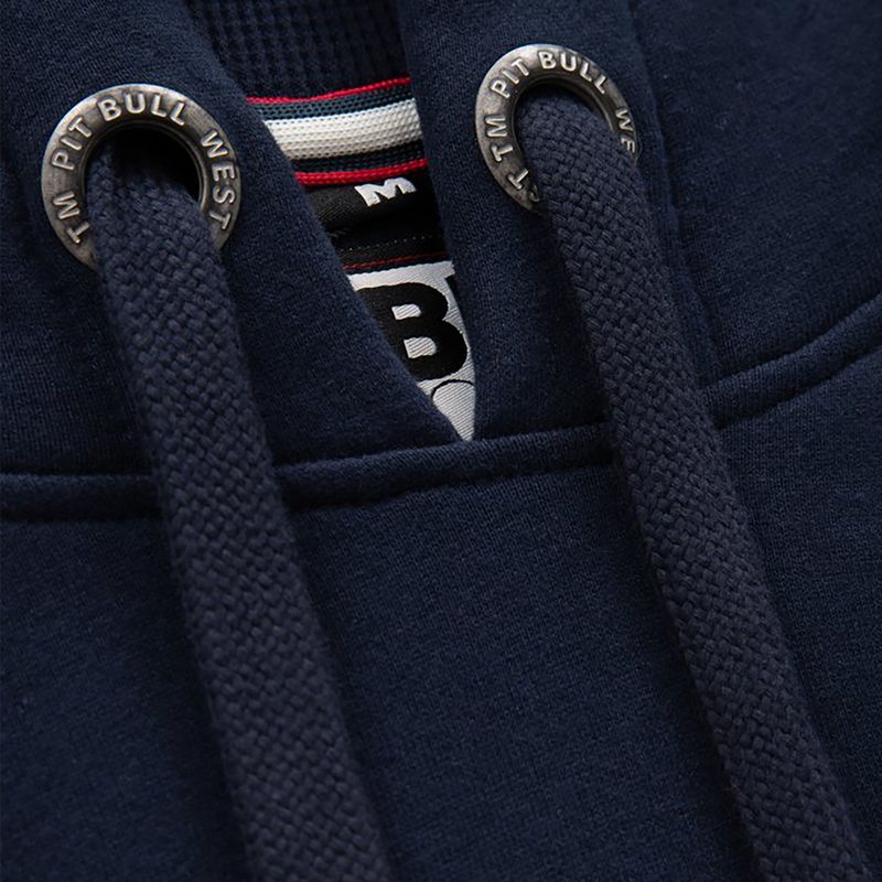 Кофта чоловіча Pitbull West Coast Classic Logo темно-синя 1214055900034 4