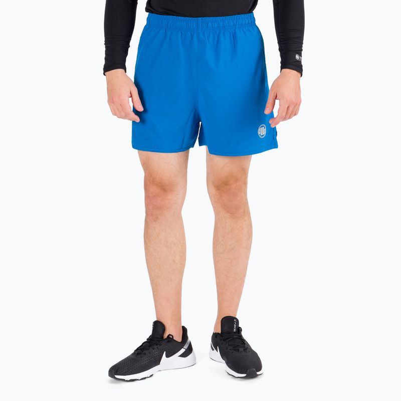 Шорти для тренувань чоловічі Pitbull West Coast Performance Small Logo blue 5