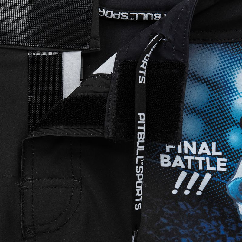 Шорти для грепплінгу чоловічі Pitbull West Coast Grappling Master Of Boxing black 12