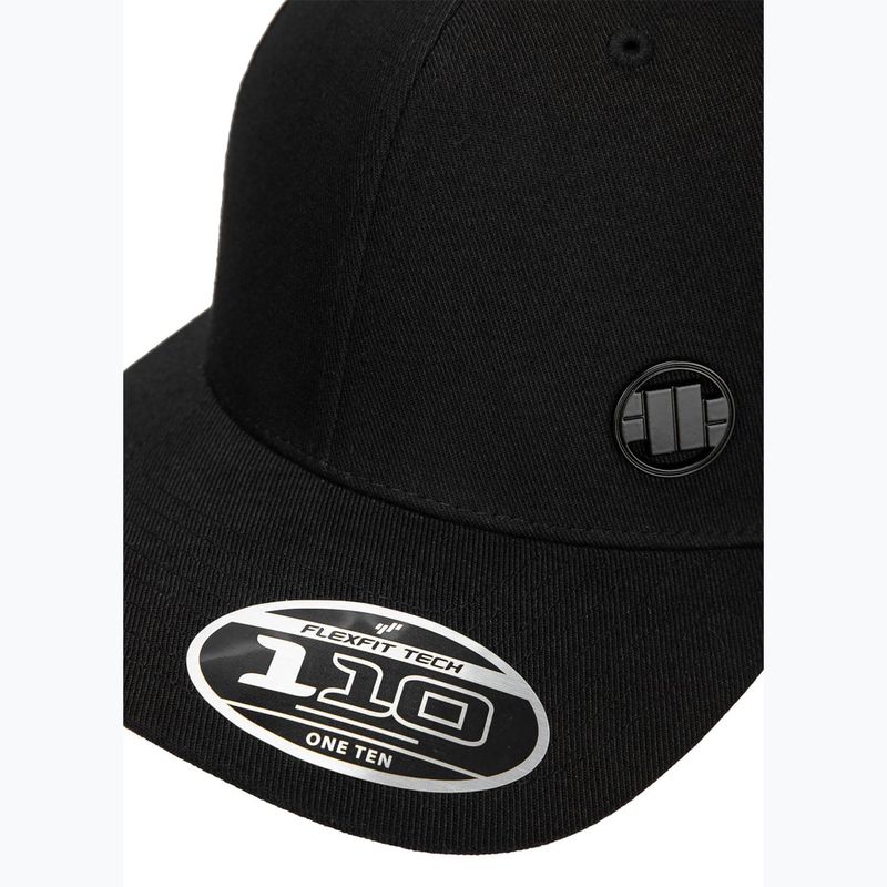 Чоловіча бейсболка Pitbull West Coast ,,3D Metal Logo" чорна з гачком і петлею 4