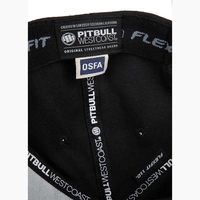 Чоловіча бейсболка Pitbull West Coast ,,3D Metal Logo" чорна з гачком і петлею 6