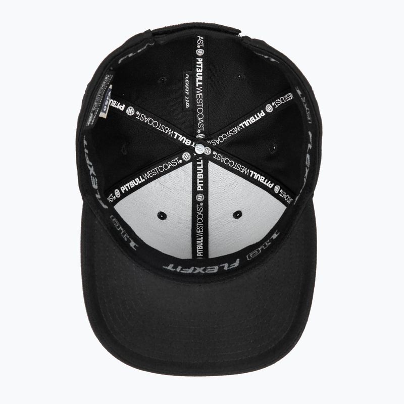 Чоловіча бейсболка Pitbull West Coast ,,3D Metal Logo" чорна з гачком і петлею 7