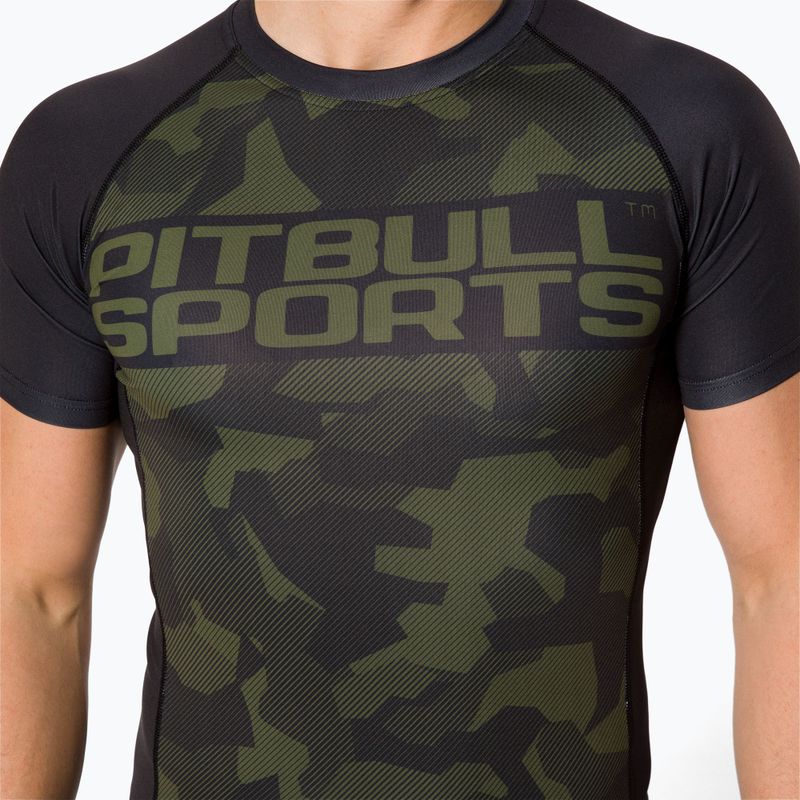 Рашгард чоловічий Pitbull West Coast T-S Rash Dillard olive camo 4