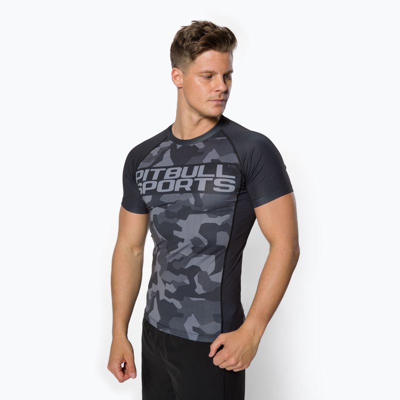 Рашгард чоловічий Pitbull West Coast T-S Rash Dillard black camo