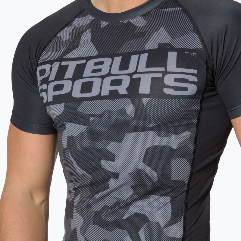 Рашгард чоловічий Pitbull West Coast T-S Rash Dillard black camo 4