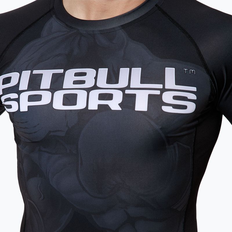 Рашгард чоловічий Pitbull West Coast T-S Rash Master Of Boxing black 4