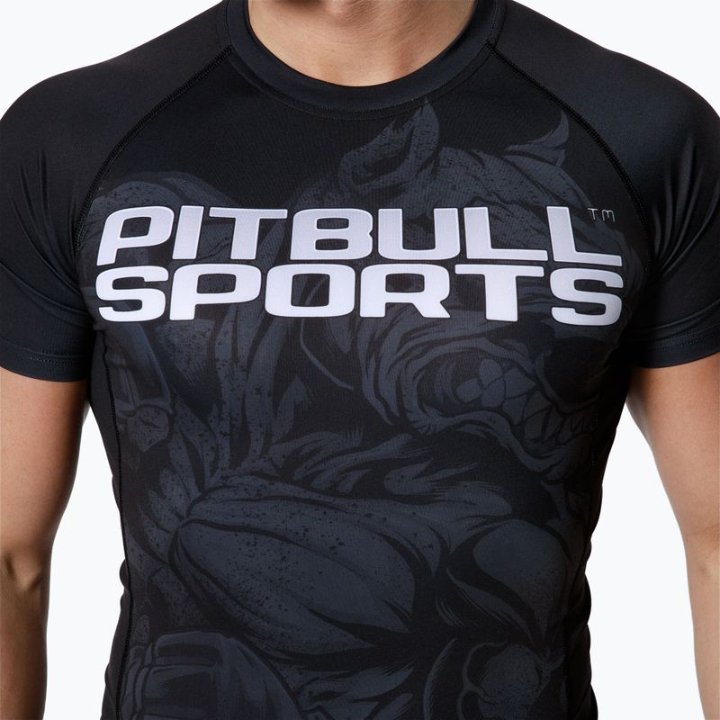 Рашгард чоловічий Pitbull West Coast T-S Rash Master Of Mma black 4