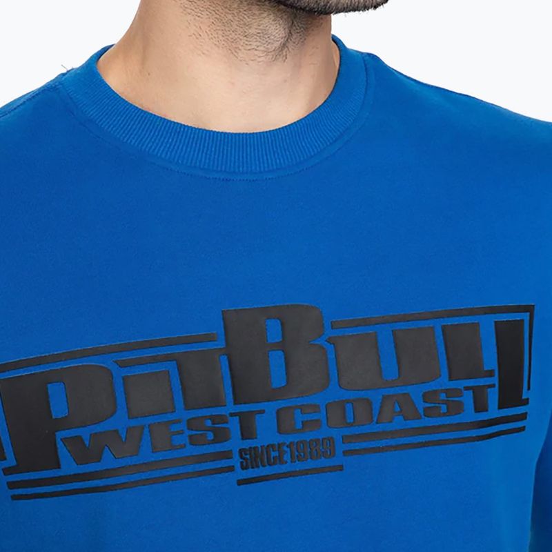 Кофта чоловіча Pitbull West Coast Crewneck Classic Boxing royal blue 3