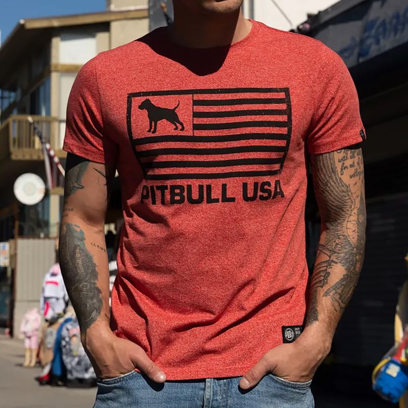 Футболка чоловіча Pitbull West Coast T-S Pitbull West Coast USA red 7