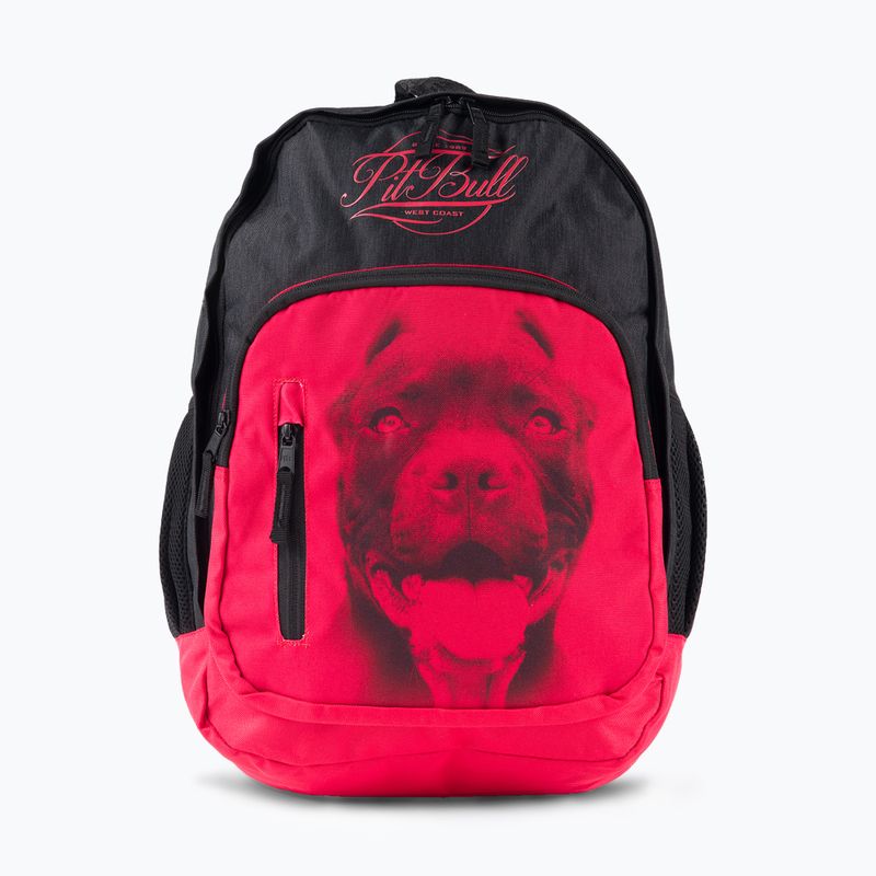 Рюкзак чоловічий Pitbull West Coast Pitbull Ir 28 l black/red