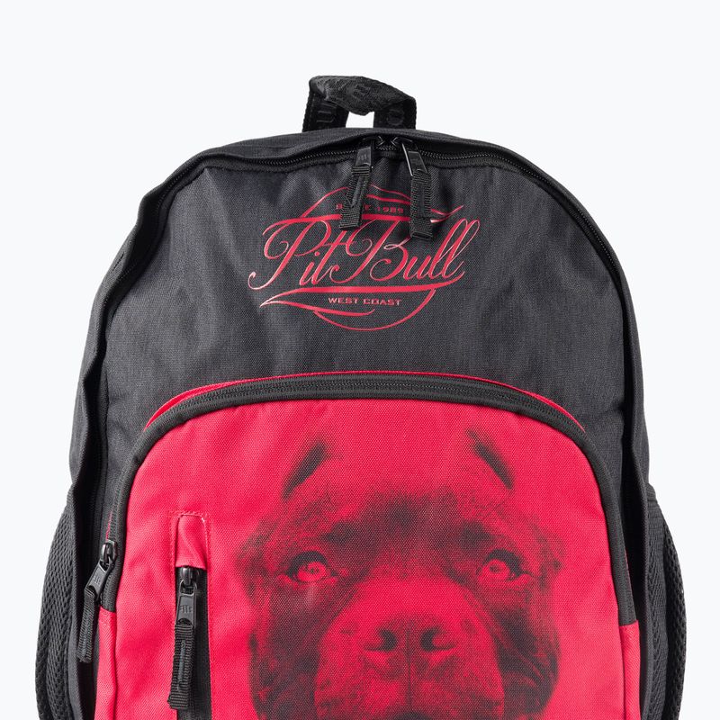 Рюкзак чоловічий Pitbull West Coast Pitbull Ir 28 l black/red 4