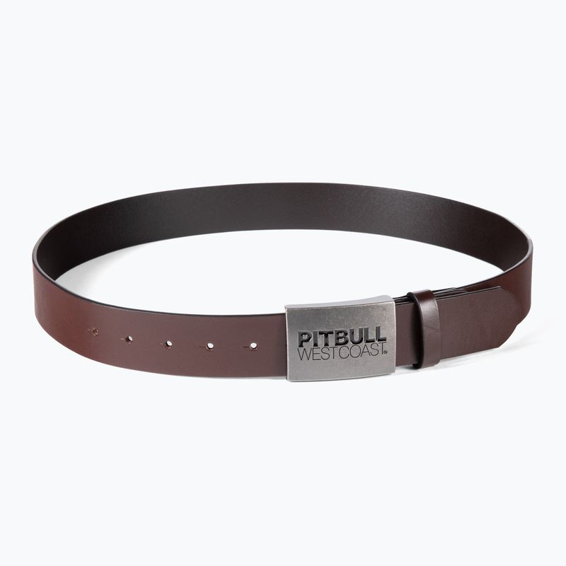 Ремінь чоловічий Pitbull West Coast Original Leather TNT brown