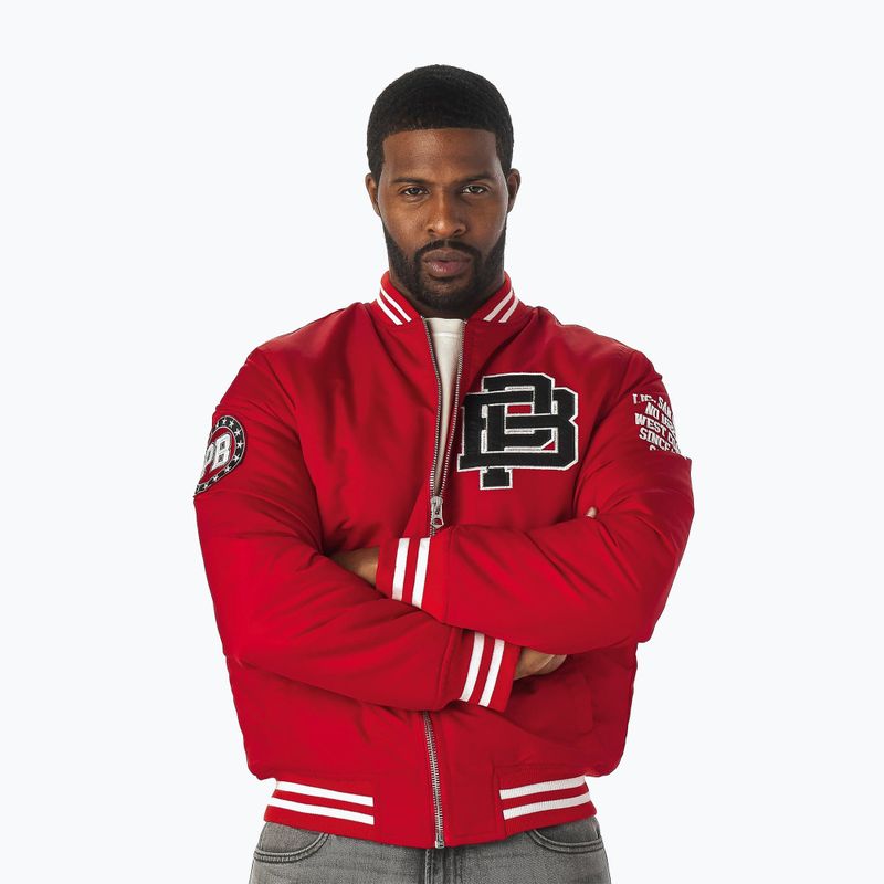 Куртка чоловіча Pitbull West Coast Silverwing Padded Varsity red