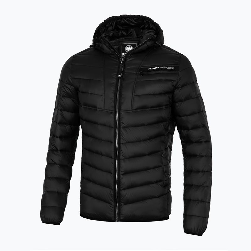 Пуховик чоловічий Pitbull West Coast Royston Hooded Quilted black