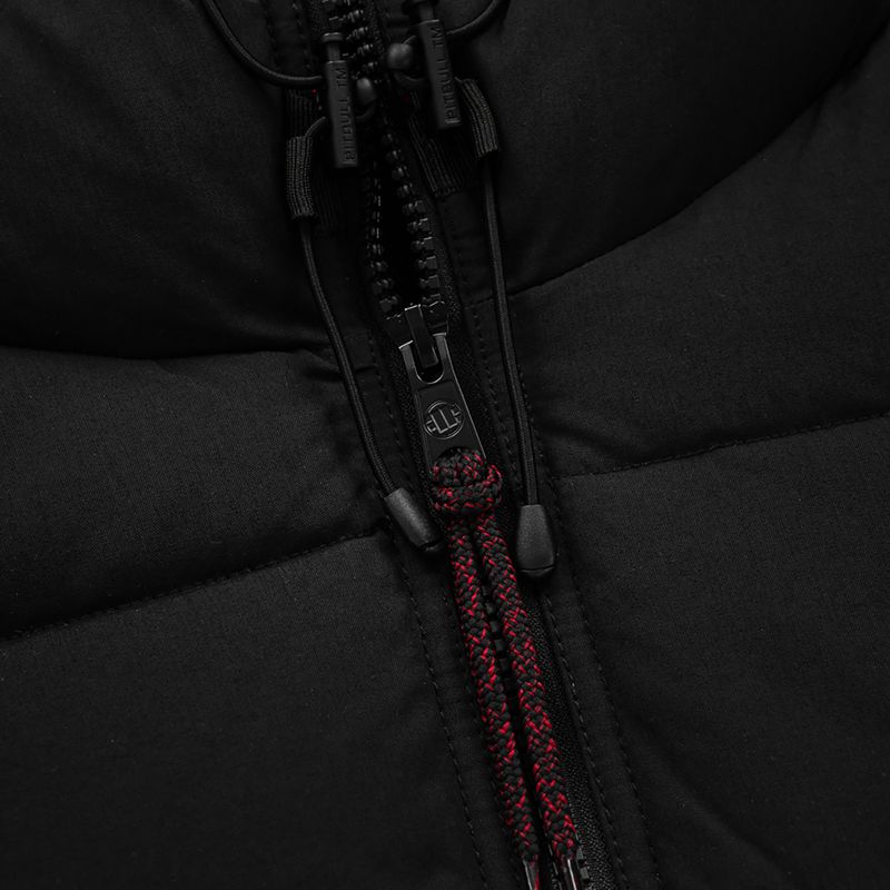 Куртка зимова чоловіча Pitbull West Coast Greyfox Hooded Quilted black 4