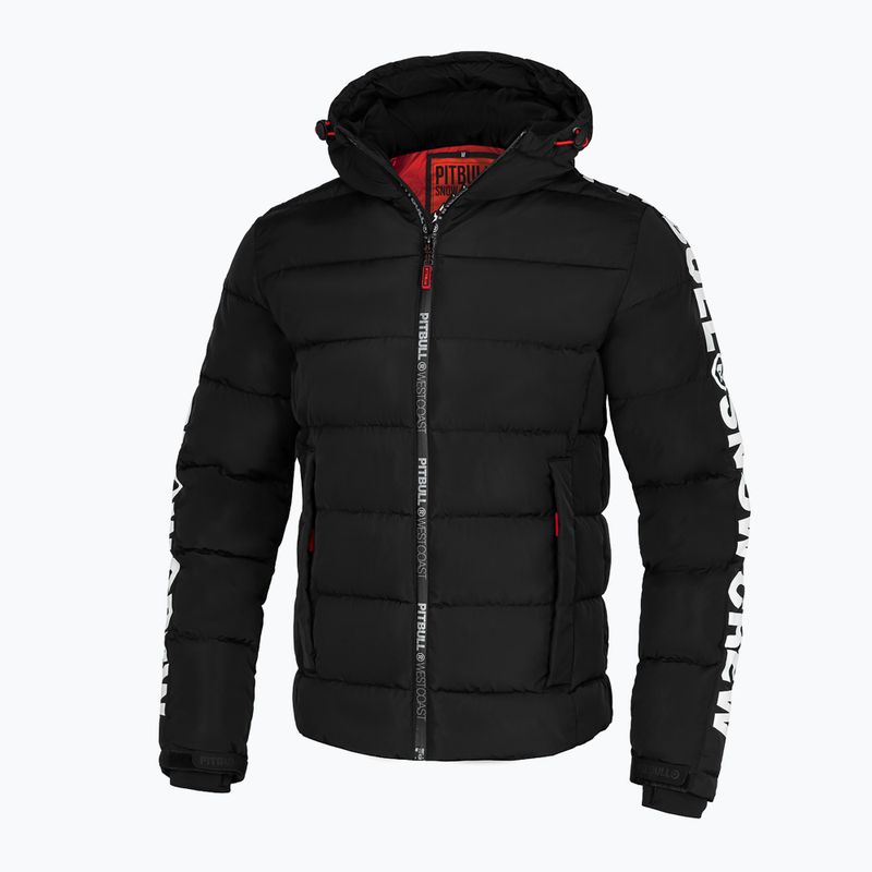 Пуховик чоловічий Pitbull West Coast Airway 4 Padded Hooded black 4