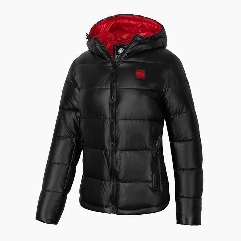 Пуховик жіночий Pitbull West Coast Shine Quilted Hooded black 4