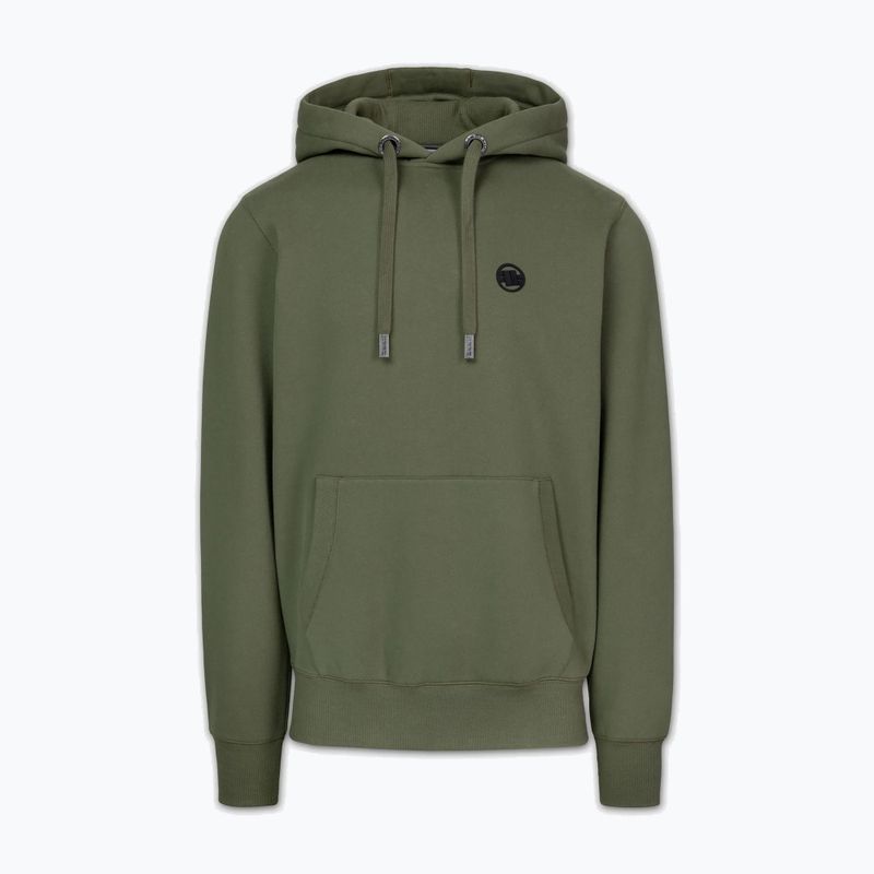 Чоловіча худі Pitbull Small Logo Hooded olive 3