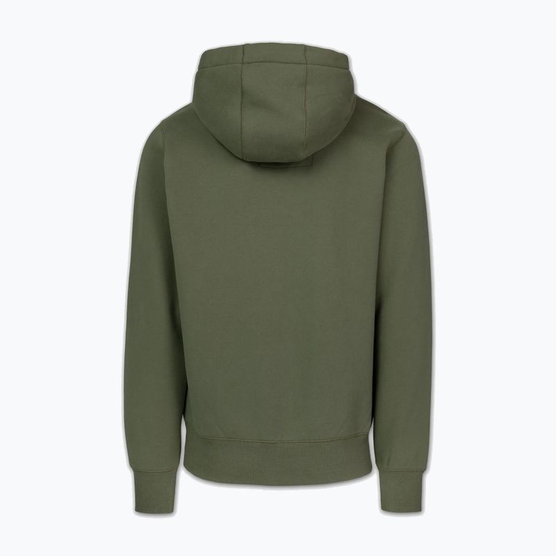 Чоловіча худі Pitbull Small Logo Hooded olive 4