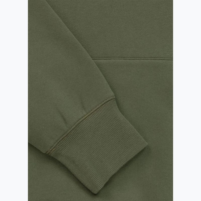 Чоловіча худі Pitbull Small Logo Hooded olive 7